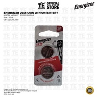 ENERGIZER 2016 COIN LITHIUM BATTERY 2PC PER PACK ( ECR 2016 BS-2 )