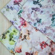 PREMIUM FLOWER MOTIF CRINGKLE FABRIC 1619