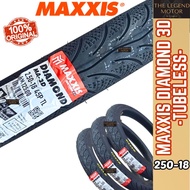 MAXXIS DIAMOND 250-18 MA3D 250 18 Tubeless RXZ GTO AR80 AR125 EX5 Maxis Sotong F20 Tayar Tyre Tiub T