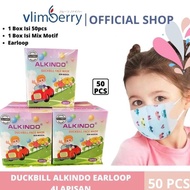 Terkini Vlimberry Masker Duckbill Alkindo Anak 1 Box Isi 50Pcs Masker