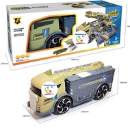 HIJAU ID Super Storage Truck Military Action Toy Army Green No.P910-4