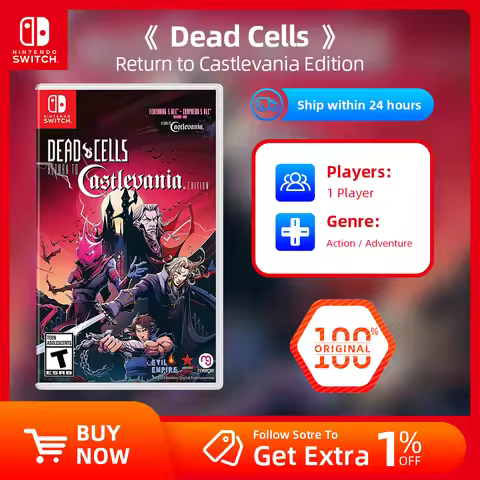 Nintendo Switch Game Deals - Dead Cells Return to Castlevania -Include all DLC- Games Cartridge Phys