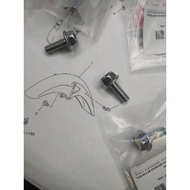 Yamaha RXZ bolt mudguard skru mudguard depan