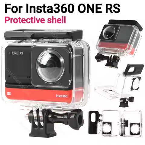 Waterproof Box Protective Shell Cover Anti-drop Underwater Dive Housing Cover for Insta360 ONE RS Pa