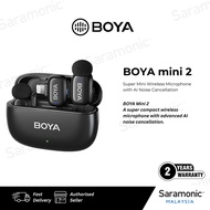 BOYA mini 2 Wireless Lavalier Microphone
