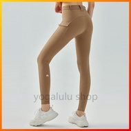 Lululemon New Yoga Pants Composite Waist Side Pockets High Waist Leggings LU1573