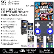 R36s Max R36 Ultra Retro Handheld Game Console 4.0 inch Big Screen R36s max Linux System Video Games