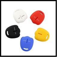 New Silicone Car Key Cover FOB Case for Mitsubishi Lancer EX ASX Outlander Galant Pajero 2 Buttons Remote Key