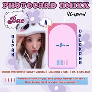 Photocard NMIXX - BAE / Photocard UNOFFICIAL / Photocard BAE NMIXX / PC BAE / NSWER / PC NMIXX UNOFF