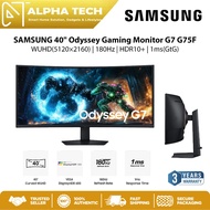 SAMSUNG 40" Odyssey Gaming Monitor G7 G75F LS40FG752EEXXS - WUHD(5120×2160) | 180Hz | HDR10+ | 1ms(G