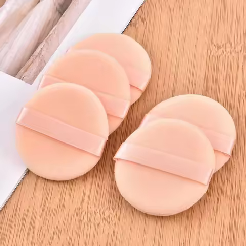 5-40pcs pcs Professional Round Face Powder Foundation Make-Up Puff Portable Soft Cosmetics Puff Foun