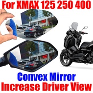 sell well gc132003 - / For YAMAHA XMAX 125 250 400 X-MAX XMAX125 XMAX250 Accessories Convex Mirror Increase Rearview Mirrors Side Mirror View Vision