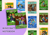 MINECRAFT NOTEBOOK SOLD BY PIECE CUSTOMIZED