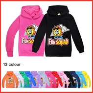 Game Anime Fun Squad Gaming Boys Girls Hoodies Tops Fashion Casual Cartoon Printing Trends Hot Sale New Sports Sweatshirts