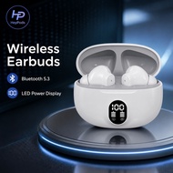 HK3 LED Display Bluetooth 5.3 Wireless Earbuds Clear Calls Ready Stock MY COD