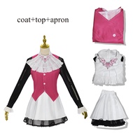 clu PS2 Monster High Dráculaura Vestido Rosa Saia role play cosplay Pano Traje De Festa De Halloween