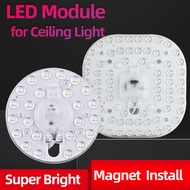 LED Ceiling Light Replacement (Free Connector) Round Square Lamp Magnet Module Led Light 12W 18W 24W