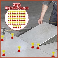 Tile Spacers Leveling System 45 Pieces Tile Leveling Positioning Spacers Wall Anti-Loosening System 