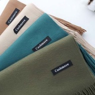 【預訂/Pre-order 2 for $60】200 x 70 cm Unisex Classic solid color Imitation cashmere wool pashmina scar