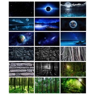 3D Aquarium Fish Tank Wallpaper Background Poster Sticker 3*1.5ft/4*1.5ft (part 2)