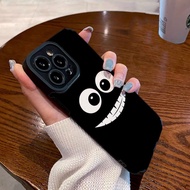 Casing for iPhone15 6s plus 12 8plus 14Promax 11 7plus 13 11Promax 6 13Pro 11Pro ins Grimacing Emoji Cartoon Case Full Cover Lens Texture Drop Protection Soft Case