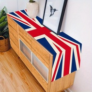 Patriotic British Flag Table Runner  Red White & Blue Striped Pattern Farmhouse Decor Spooky Hallowe