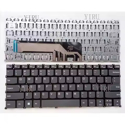 L+ US Gray Keyboard For LENOVO IdeaPad 3-14ADA6 3-14ALC6 3-14ITL6 Non-BACKLIT