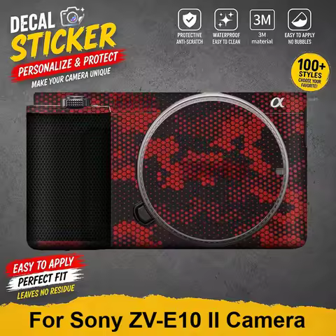 PrizMo Skin For Sony ZV-E10 II Camera Sticker Alpha zve10 ii Skin ZVE102 camera Sticker for Sony ZV-