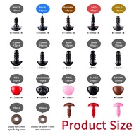 752PCS Safety Eyes And Noses For Amigurumi Stuffed Crochet Eyes With Washers Craft Doll Eyes For Ami