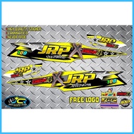 ☎ ☃ ❐ Honda Wave 100 Jrp X Daeng Sai4 Stock Decal Sticker