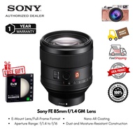 Sony FE 85mm GM f/1.4 Full Frame Lens ( 1 Year Warranty )