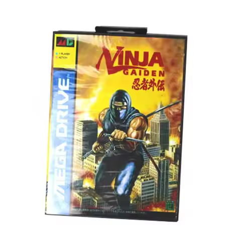 New Arrival Ninja Gaiden 16bit MD Game Card For Sega Mega Drive/ Genesis with Retail Box