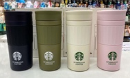 แก้ว ลาย Starbuck แก้วเก็บความเย็น แก้วเก็บความร้อน เย็น สแตนเลสแท้ แก้วน้ำสแตนเลส มีจอดิจิตอลสแดงผล กระบอกน้ำ 420 ml.