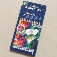 Staedtler施德樓Noris Club 12色可擦式木顏色筆