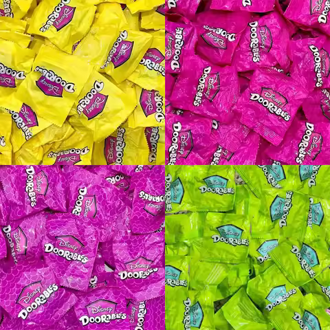 Doorables Glass Eyes Blind Bag Collectibles Rare Dolls Figurines Cartoon Action Figures Children Bir