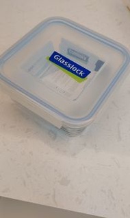 Glasslock正方形玻璃保鮮盒1200ml