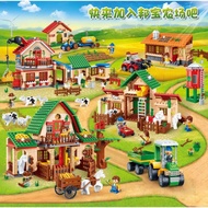 Minecraft Building Blocks Happy Farm Farm Village Bangbao Children Assembled Girl Toys 6-7-10-12 Yea