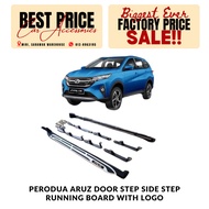 Perodua Aruz Door Step Side Step Running Board With Logo