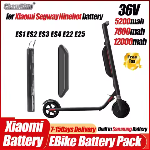 36V Original Brand New 5200mAh 7800mah 12800mah Battery for XiaoMi Segway Ninebot ES1ES2 ES3 ES4 E22