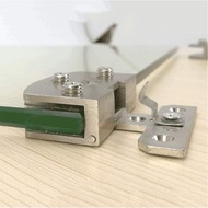 2Pcs 3-10MM Side Showcase Glass Hinge 180 Degree Glass Cabinet Side Hinge Glass Cabinet