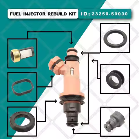 Fuel Injector Service Repair Kit Filters Orings Seals Grommets for Lexus GS430 LS430 LS430 4.3L Engi