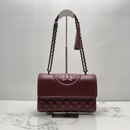 Tory burch Fleming soft leather convertible shoulder bag