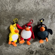 3 Pieces 4 Inches A Bird Keychain Set