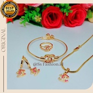 Children's titanium Jewelry set CH anti-Rust anti-Fade