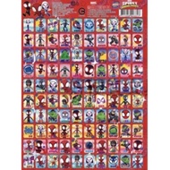 A4 Spiderman Hundred Grid Stickers