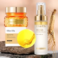 Ellen Ella Ginseng Skincare Set 4pcs Anti Aging Serum Cream Cleanser Eye Cream Anti Wrinkle