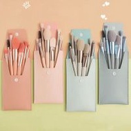 Makeup Brush 8-Piece Set Cosmetic Bag One Set Cosmetic Tool Loose Powder Brush Blush Concealer Found