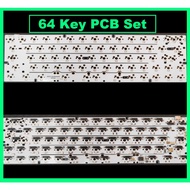 Wooting60 Mad60 Win60 GH60 Hm66 M6lite Win60 GT60 Aula60 64 Key PCB Kit Keyboard