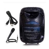 BT Speaker ZQS-6115 Bluetooth Speaker with Mic – Black