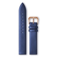 手表带 Original Genuine Ultra-thin Leather Strap Watch Strap Men's Bracelet Women's Accessories Midnight Blue Blue
